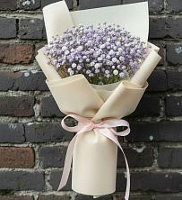 Букет цветов из:  Гипсофила в Синих Липягах