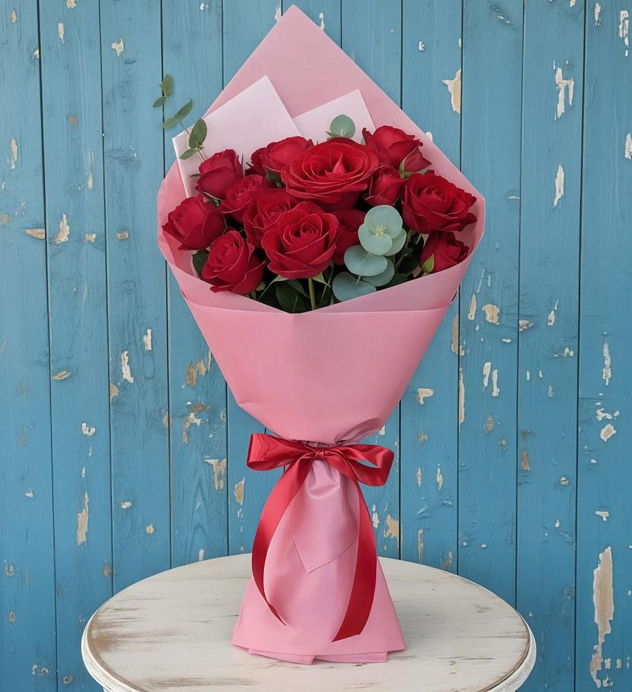 Букет цветов из: Розы в Синих Липягах