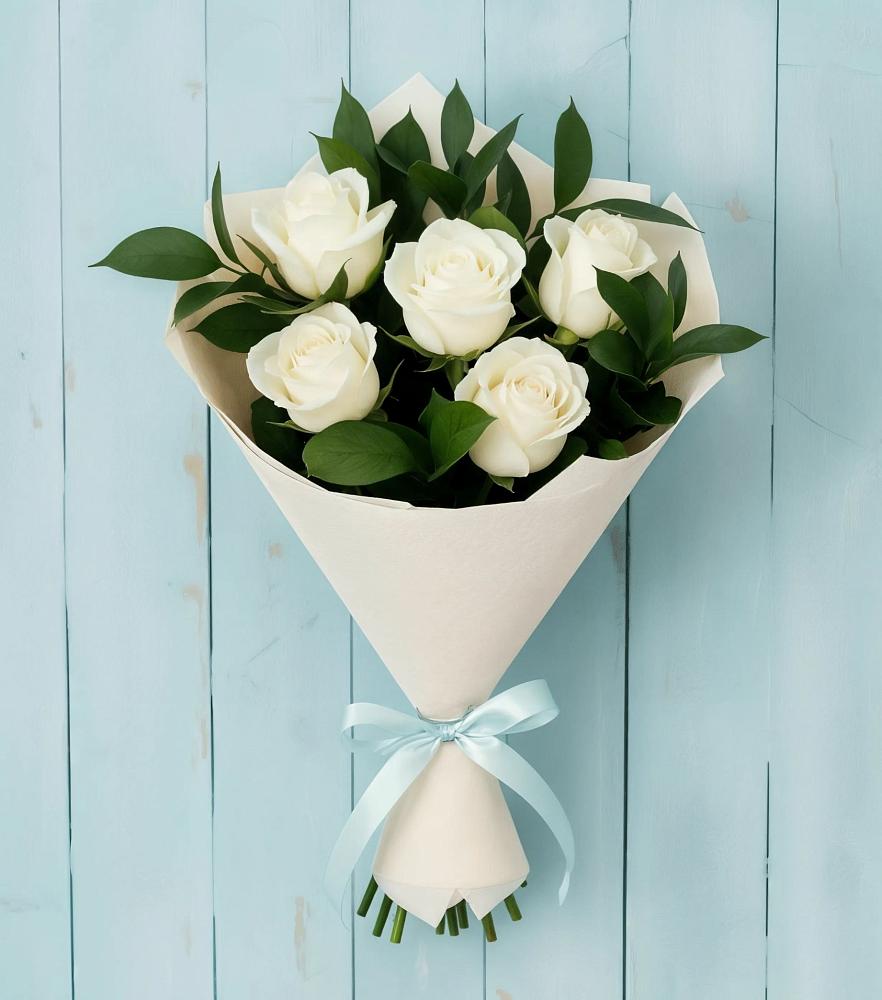 Букет цветов из: Розы в Синих Липягах