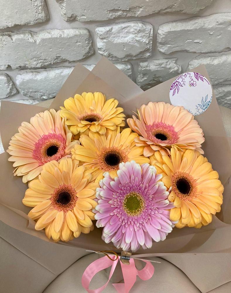 Букет цветов из: Герберы в Синих Липягах