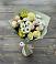Букет цветов из: Альстромерии, Розы и Хризантемы в Синих Липягах