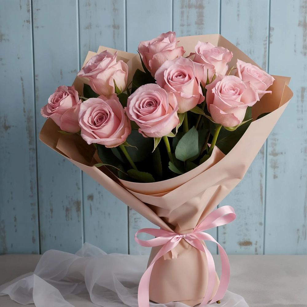 Букет цветов из: Розы в Синих Липягах