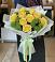 Букет цветов из: Хризантемы и Розы в Синих Липягах