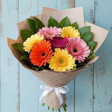 Букет цветов из:  Герберы в Синих Липягах