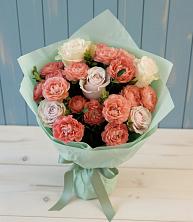 Букет цветов из:  Розы в Синих Липягах