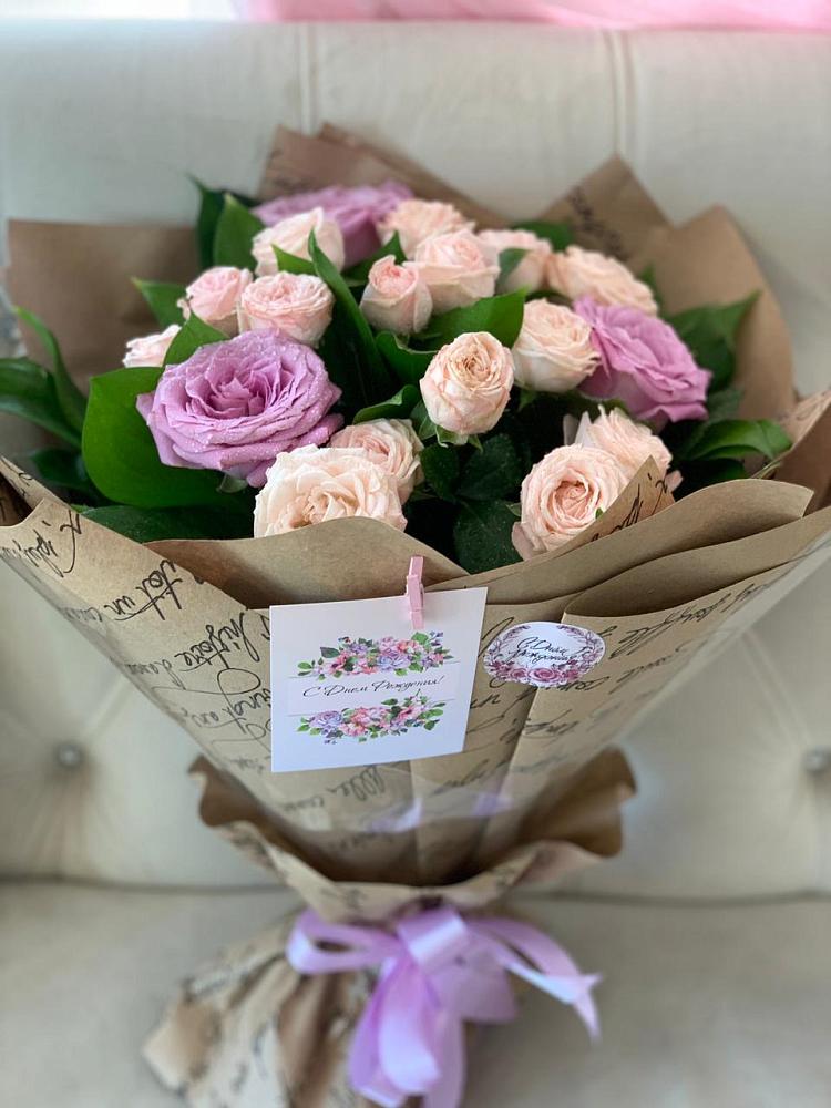 Букет цветов из: Розы в Синих Липягах