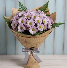 Букет цветов из:  Хризантемы в Синих Липягах