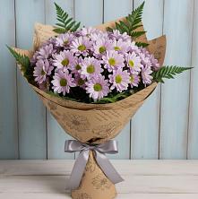 Букет цветов из:  Хризантемы в Синих Липягах