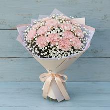 Букет цветов из:  Гвоздики в Синих Липягах