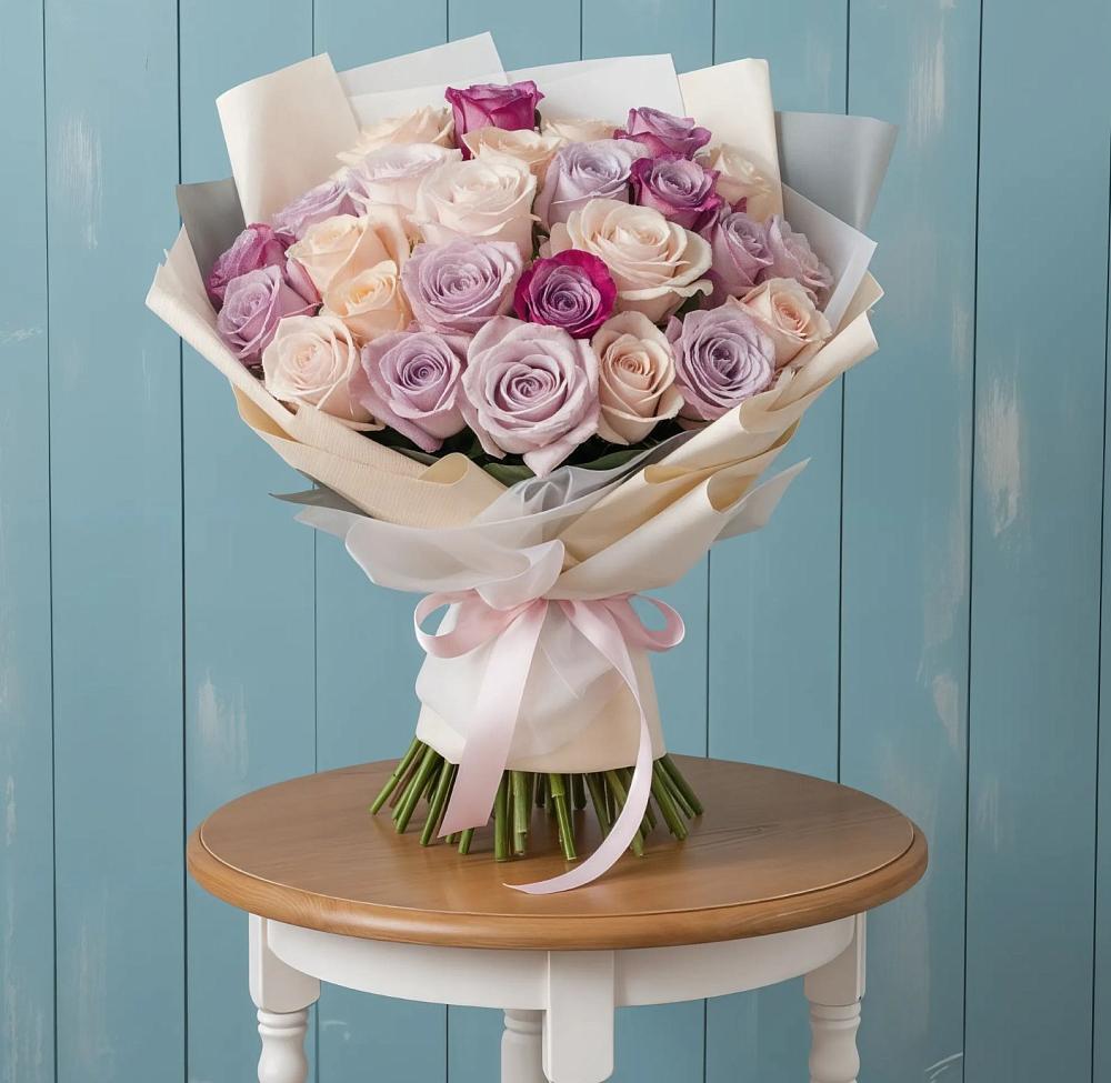 Букет цветов из: Розы в Синих Липягах