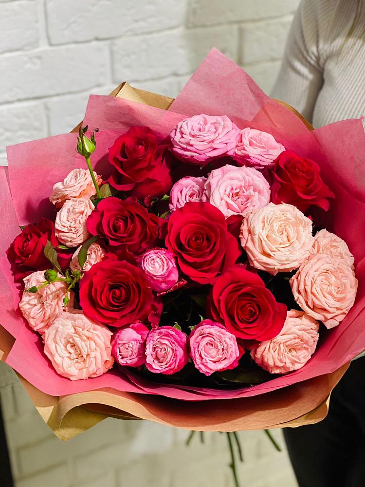 Букет цветов из: Розы в Синих Липягах