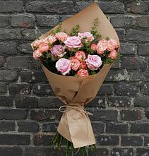 Букет цветов из:  Розы в Синих Липягах