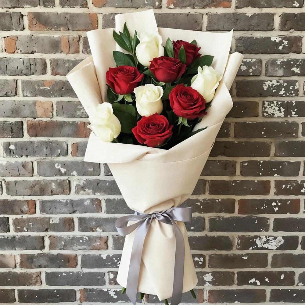 Букет цветов из: Розы в Синих Липягах