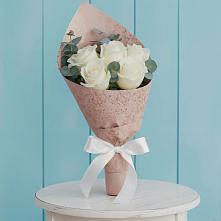 Букет цветов из:  Розы #REPLACE_PRED# Синих Липягах