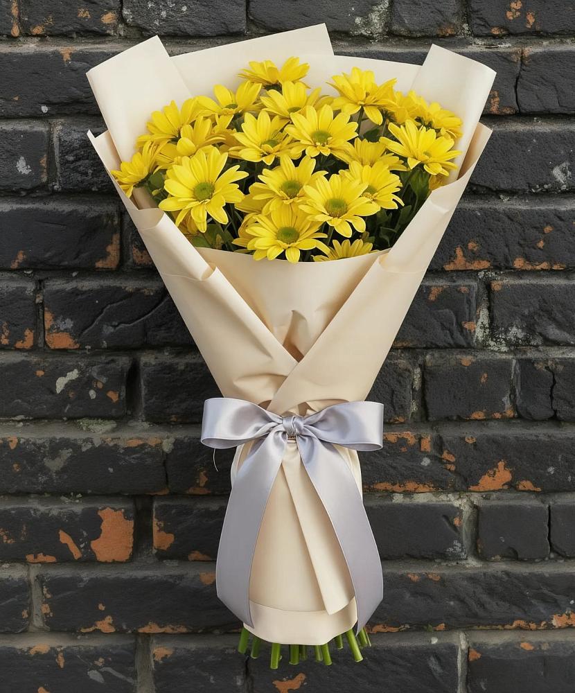 Букет цветов из: Хризантемы в Синих Липягах