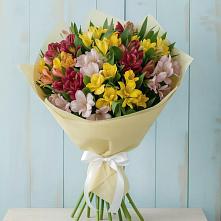 Букет цветов из:  Альстромерии в Синих Липягах