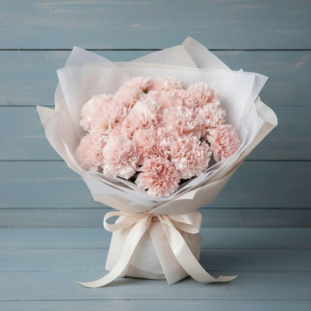 Букет цветов из: Гвоздики в Синих Липягах