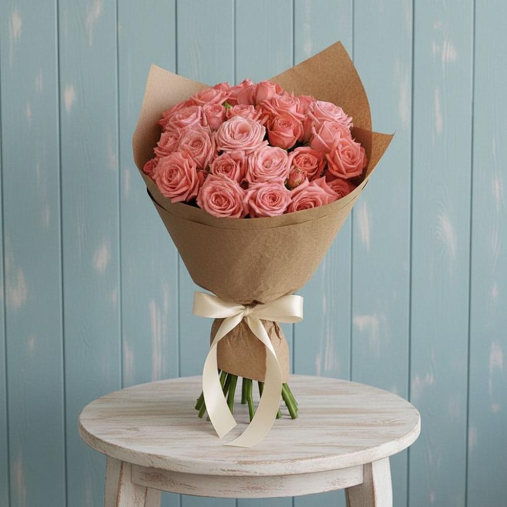 Букет цветов из: Розы в Синих Липягах