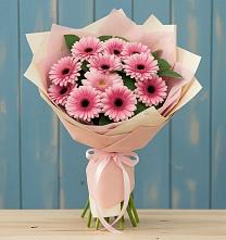 Букет цветов из:  Герберы в Синих Липягах